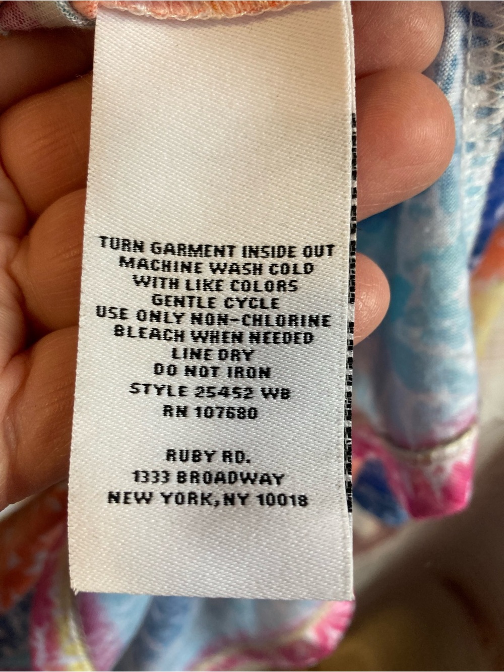 Ruby Rd. Colorful blouse-Ladies Medium - Picture 4 of 6